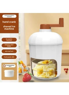 Factory wholesale household hand-operated ice smoother manual small ice shaving machine summer stall unplugged ice crusher Ice shaver [including 1 ice mold]]