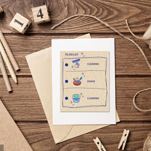 CHGCRAFT Housework Icons Clear Stamps Memos Transparent Stamps Silicone Clear Stamp Seals for DIY Scrapbooking Photo Album Decoration, 4.3x6.3 inch - Image 4