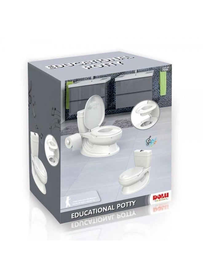 Dolu Dolu - Educational Potty White Color - 7051  - Image 2