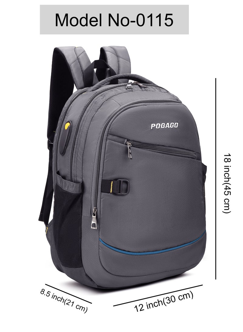 بوجاجو حقيبة ظهر للسفر من بوغاغو، مقاومة للماء، مقاس 15.6 بوصة، متعددة الجيوب، حقيبة ظهر للسفر، حقائب ظهر عمل للنساء والرجال، هدية جامعية، حقيبة ظهر يومية كاجوال - Image 2