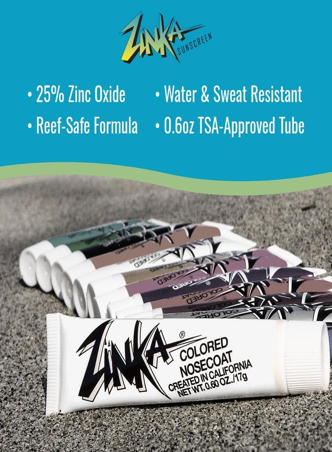 Zinka Colored Zinc Oxide Sunblock - High Zinc Formula for Nose and Face, Water & Sweat Resistant, White - Image 2