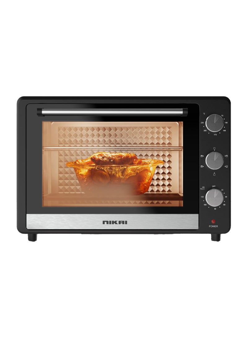 NIKAI Electric Oven 46 L 1500 W NT655N2 Black - Image 1
