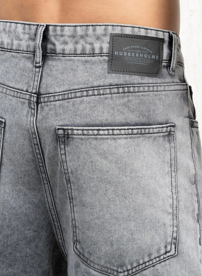 Hubberholme Mid Rise Loose Fit Jeans by Styli