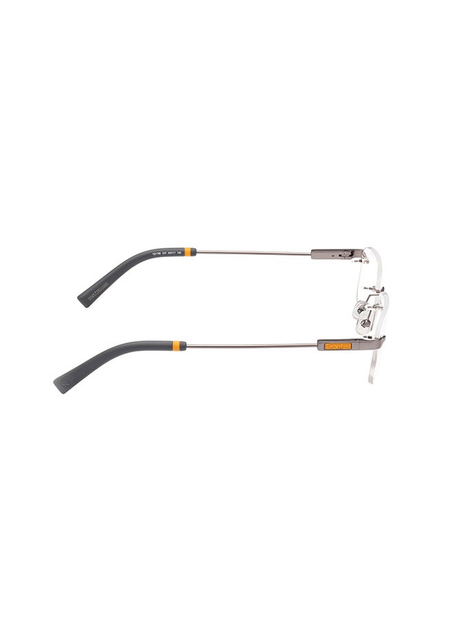 Timberland - Men's Rectangular Eyeglass Frame - TB178602052 - Lens Size: 52 Mm - Image 1