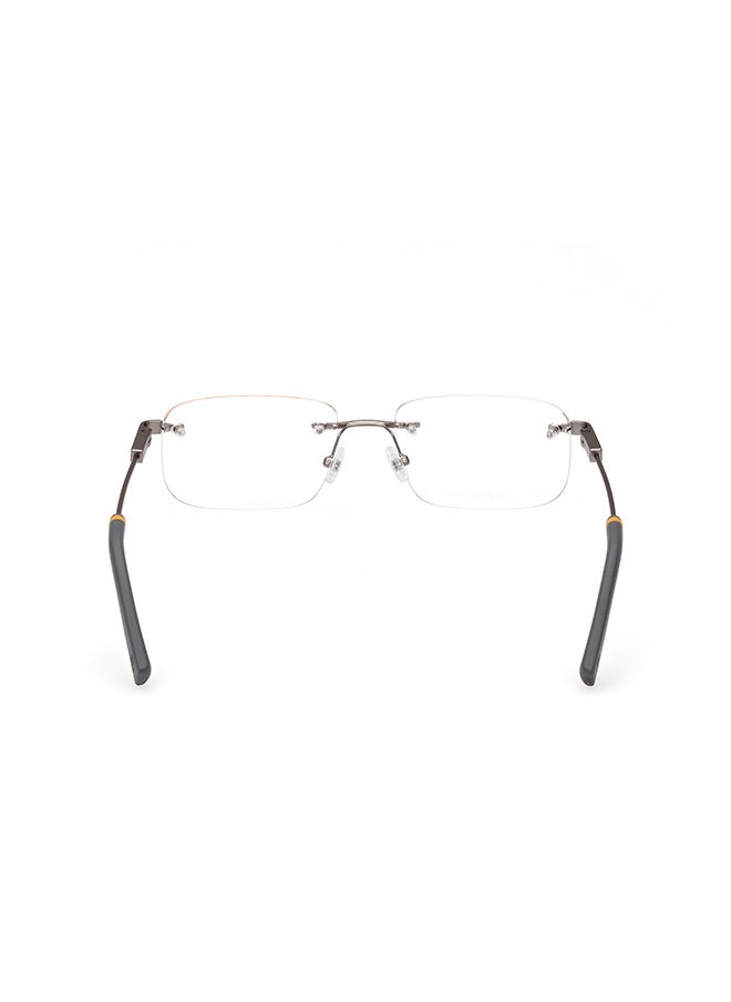 Timberland - Men's Rectangular Eyeglass Frame - TB178602052 - Lens Size: 52 Mm - Image 1
