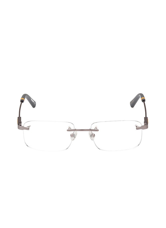 Timberland - Men's Rectangular Eyeglass Frame - TB178602052 - Lens Size: 52 Mm - Image 1