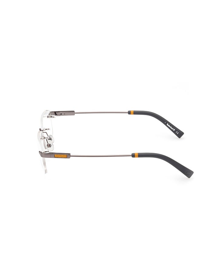 Timberland - Men's Rectangular Eyeglass Frame - TB178602052 - Lens Size: 52 Mm - Image 1