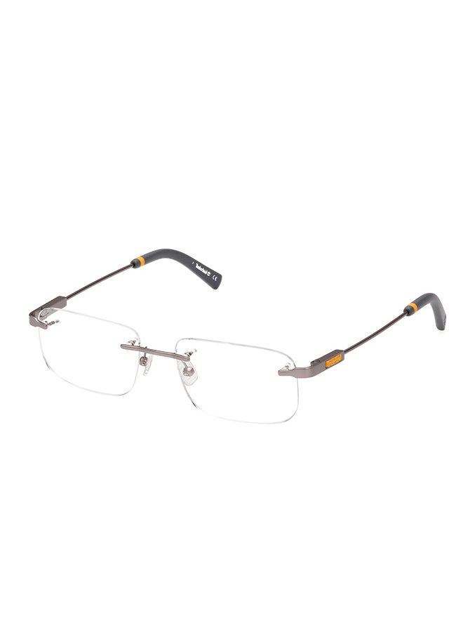 Timberland - Men's Rectangular Eyeglass Frame - TB178602052 - Lens Size: 52 Mm - Image 1