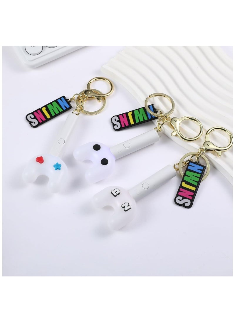 General - New Jeans Keychain Penlight Cheer Stick Keychain 10 Color Changing LED Bag Decoration Popular Cute Cheering Gift - Image 1