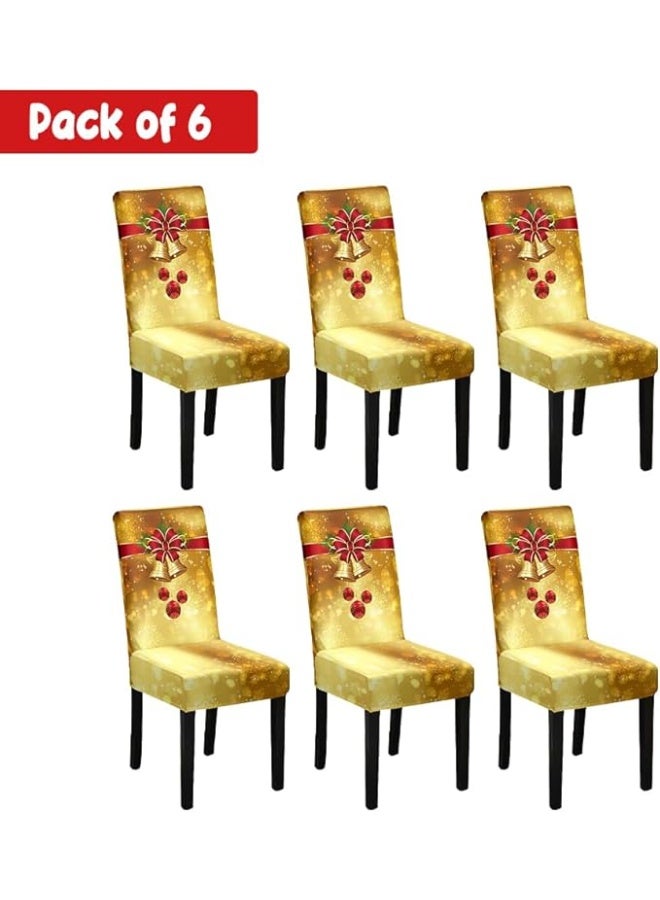 PRINTSHOP4ME Christmas Chair Covers 40x65 Cm – Festive Dining Chair Slipcovers For Holiday Party Decorations–Ideal For Family Gatherings,Christmas Dinner - Image 2