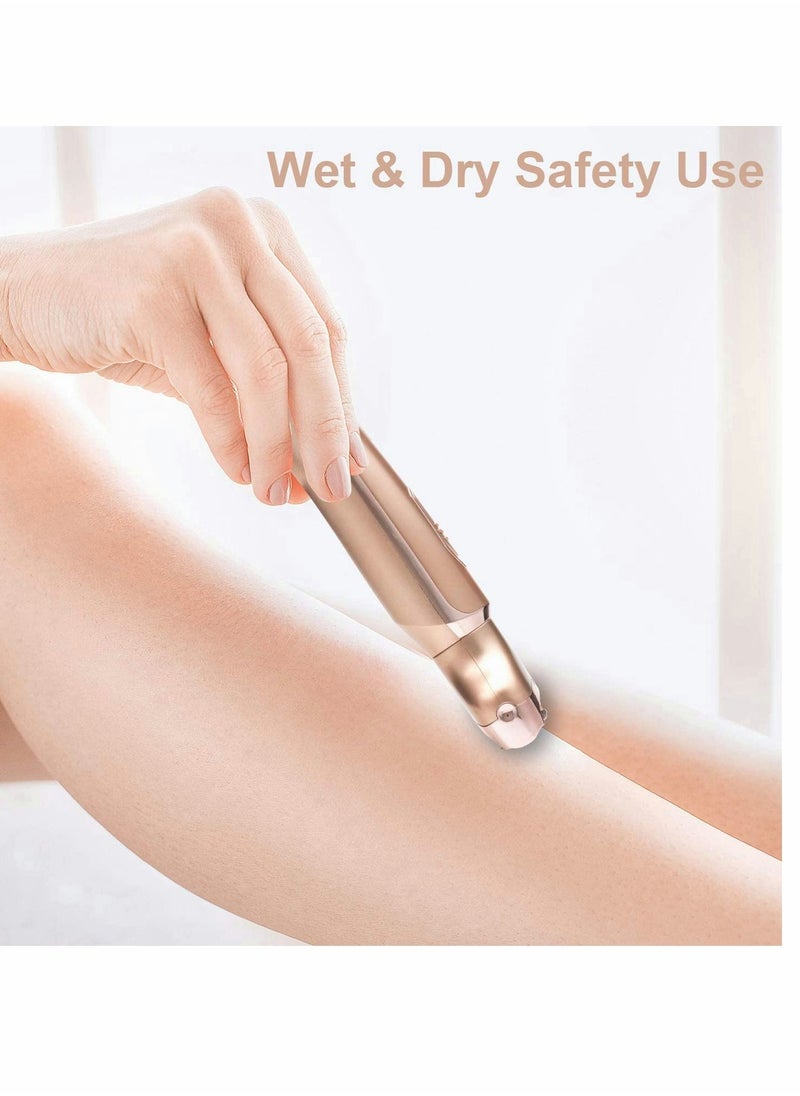 Excefore Female Electric Shaver, Painless, Electric Shaver, Portable Wet and Dry Cutter, Safe and Wireless, Be Charged Through Micro USB  - Image 3