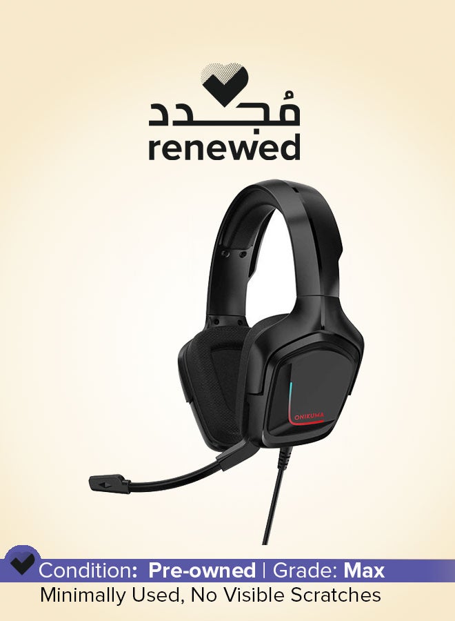 onikuma Renewed - K20 Gaming Wired Headset With Microphone For PC - Image 1