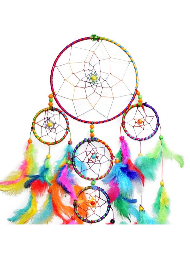 Asian Hobby Crafts Dream Catcher Wall Hanging for Wall Decor, Home Decoration, Bedroom and Living Room, Dream Catcher for Peaceful Sleep, Positive Energy, and Protection from Nightmares - Image 2