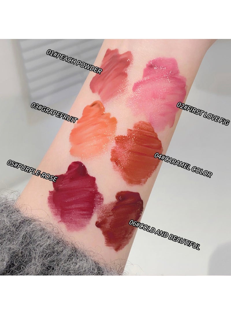 Gege bear Long Lasting Moisturizing Waterproof Non Stick Non Fading Mirror Glossy Lipstick for All Skin Types 01 - Image 2