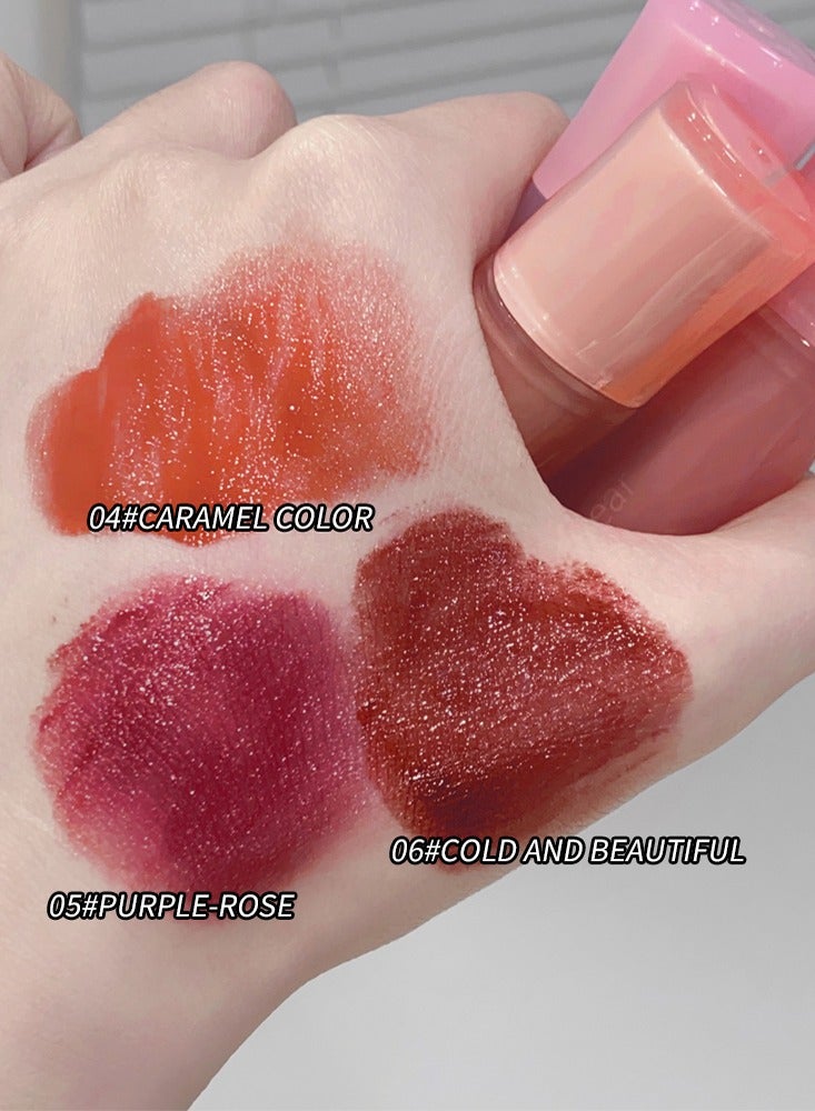 Gege bear Long Lasting Moisturizing Waterproof Non Stick Non Fading Mirror Glossy Lipstick for All Skin Types 01 - Image 3