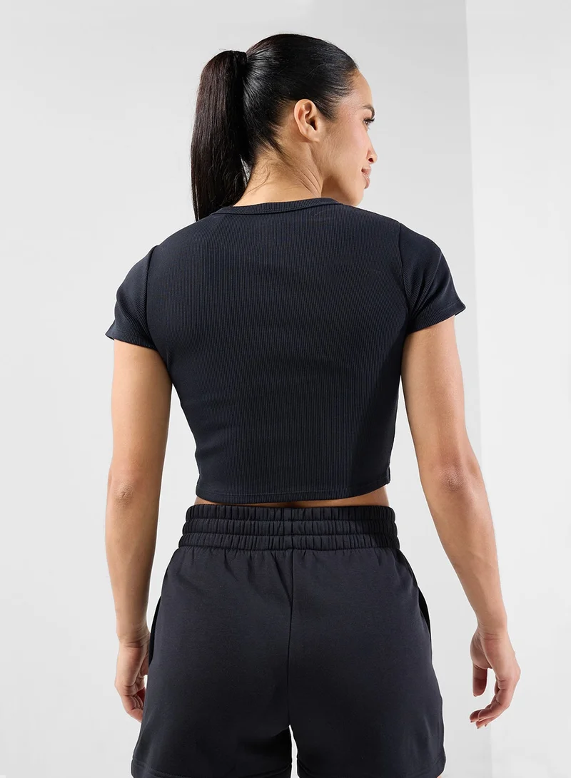 UNDER ARMOUR Ribbed Baby Fit T-Shirt