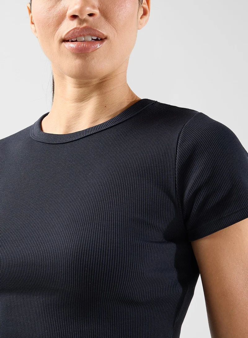 UNDER ARMOUR  Ribbed Baby Fit T-Shirt for Women | Best Price UAE