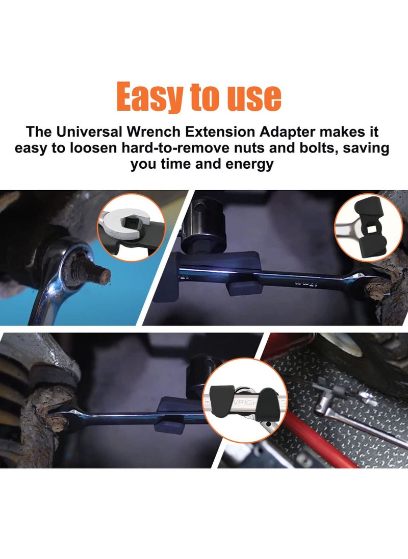KASTWAVE - Wrench Extender Adaptor for 1/2 Inch Drive Breaker Bars 21 mm Hex Drive Wrench Extender Tool Upgrade Torque Easy to Remove Stubborn Nuts and Bolts for Heavy Equipment Technicians - Image 1