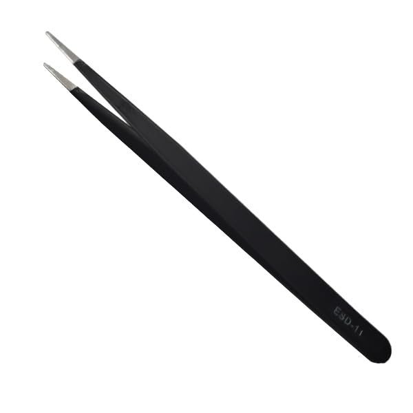 ABAJI 6PCS Precision Tweezers Set Fine Tip Anti-Static Curved of Tweezers ESD Electronics Laboratory Work Jewelry-Making Craft, Soldering Multiple Usage - Image 3
