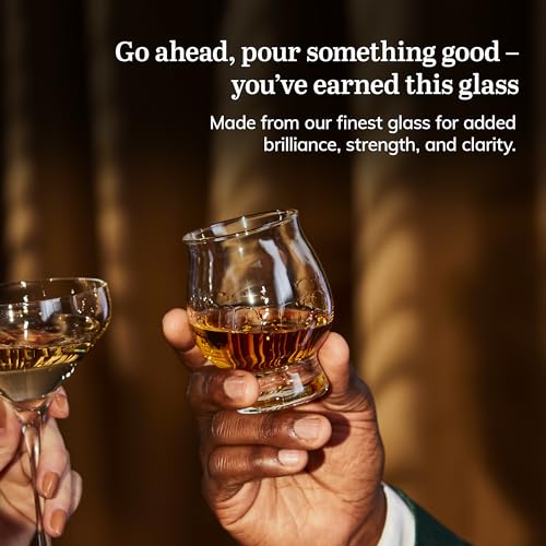 LIBBEY طقم كؤوس ويسكي ليبي سينيجر كنتاكي بوربون تريل من 4 قطع، آمنة للغسل في غسالة الصحون، جودة مطاعم كؤوس تذوق بوربون - Image 5