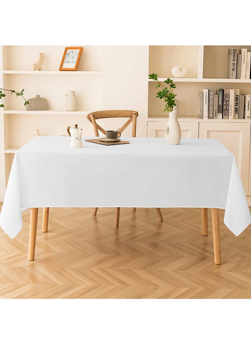 GoodTool - 4 Pack Disposable Tablecloths Plastic Rectangle Table Cloth Waterproof Decorative Table Cover for BBQ Party Wedding Indoor or Outdoor Use - Image 1