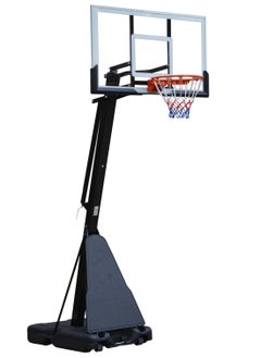 Yalla HomeGym Adjustable Height 7.5 to 10FT Portable Basketball Hoop 54 Inch Professional Backboard with portable Wheels  - Image 1