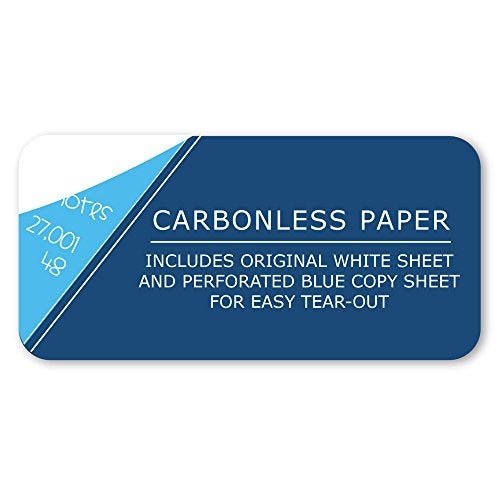 Roaring Spring 4x4 Graph Ruled Lab Book with Numbered Carbonless Sets, 11" x 9.25" 100 Sets, White/Blue Pages - Image 5