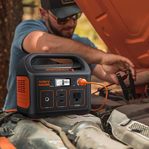 Jackery 12V Automobile Charging Cable, Cigarette Lighter Plug to Alligator Battery Clamps for Car Battery, for All Jackery Solar Generators Power Stations Except Explorer 160 - Image 3