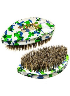 Torino Pro Curve Wave Brush 175 Medium 100% Boar Bristle Curved 360 Wave Palm Brush Great For Laying Down 360 Waves And Use Before Using Wave Cap Or Durag Luxury Wave Brush For Men 360