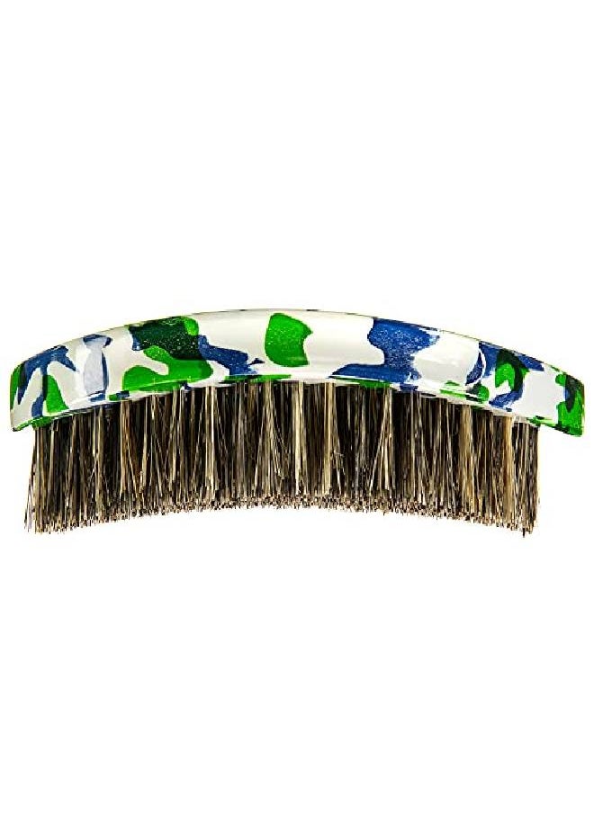 TORINO PRO WAVE BRUSHES BY BRUSH KING - Torino Pro Curve Wave Brush 175 Medium 100% Boar Bristle Curved 360 Wave Palm Brush Great For Laying Down 360 Waves And Use Before Using Wave Cap Or Durag Luxury Wave Brush For Men 360 - Image 1