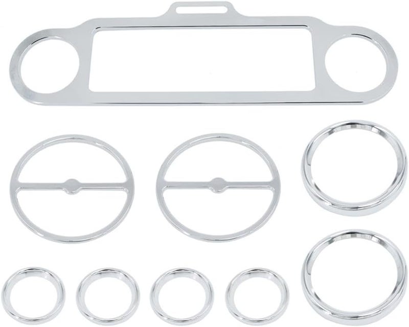 Wivplex Motorcycle Gauge Trim Ring Kit for Harley - Image 4