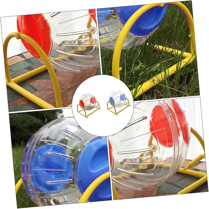 Housoutil 2Pcs 12cm Small Diameter Hamster Exercise Wheel Pet Toy For Hamster Sports - Image 4