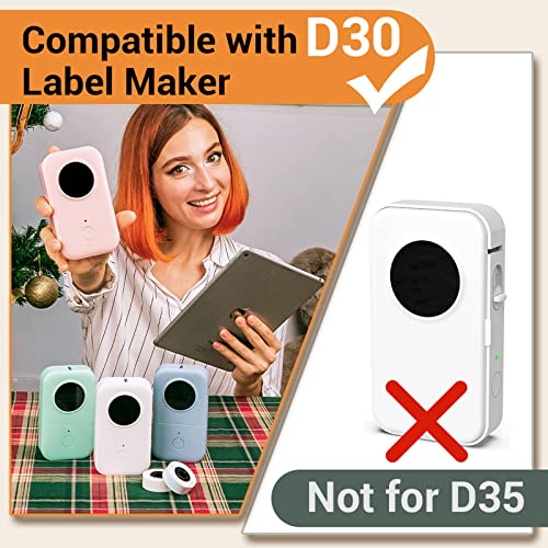 Memoking D30 Label - Compatible with Memoking/Phomemo D30 Label Maker, 12x30mm Waterproof Thermal Tape, Light Green/Green/Dark Green Sticker Machine Label, 3 Rolls - Image 4