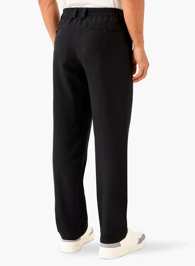 Lee Cooper  Lee Cooper Relaxed Fit Pants with Pockets for Men | Best Price UAE