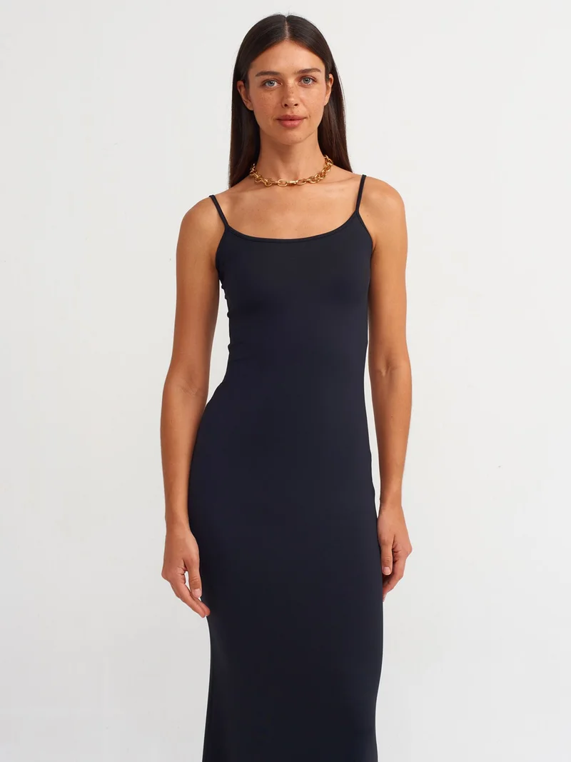 Dilvin Sleeveless Knit Maxi Dress