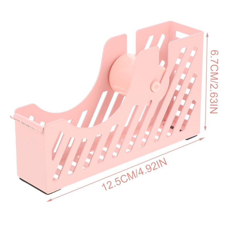 Compact Desktop Tape Dispenser with Cutter for School and Office Organizing - Image 3