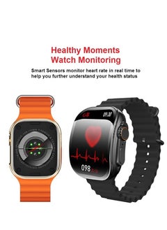 W&O X10 Ultra 3 Smart Watch 49mm – Curved Screen – Orange  - Image 5