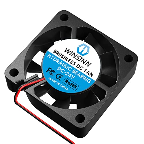 WINSINN 40mm 24V Fan 1M Cable - Hydraulic Bearing 5000 RPM 4010 Cooling Fan for Ender 3, CR-10 3D Printers - XH2.54-2PIN Connector, Brushless 40x10mm (4Pcs) - Image 5
