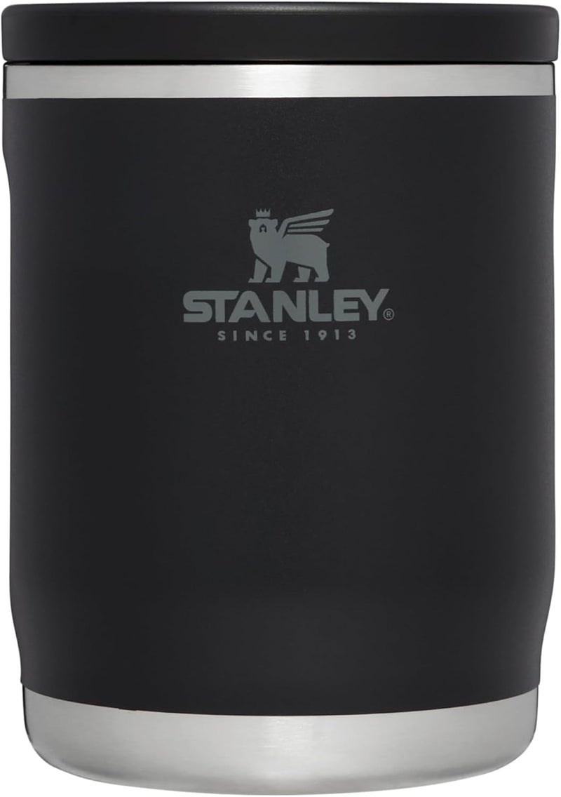Stanley Adventure To-Go Food Jar 0.53L - Black - Leakproof and Dishwasher Safe - Image 1