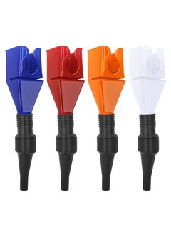 Excefore 12 Pcs Universal Flexible Draining Oil Snap Plastic Funnel, All Purpose Automotive Funnels, Automotive Flex Funnel, Spill-Free, Hand-Free For Automotive Oil And Household Uses  - Image 1