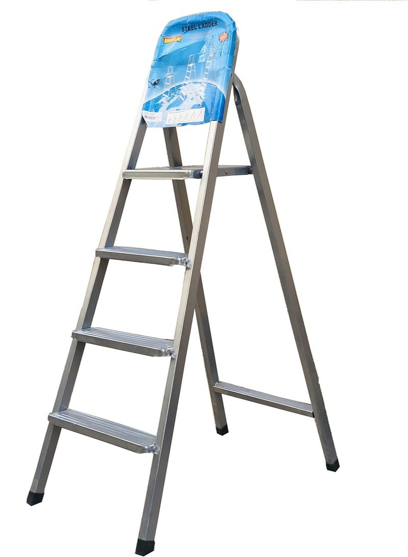 KNP KNP 4 Step Steel Folding Ladder 81cm designed for safe, efficient access in a variety of settings, from household maintenance to light commercial use. 