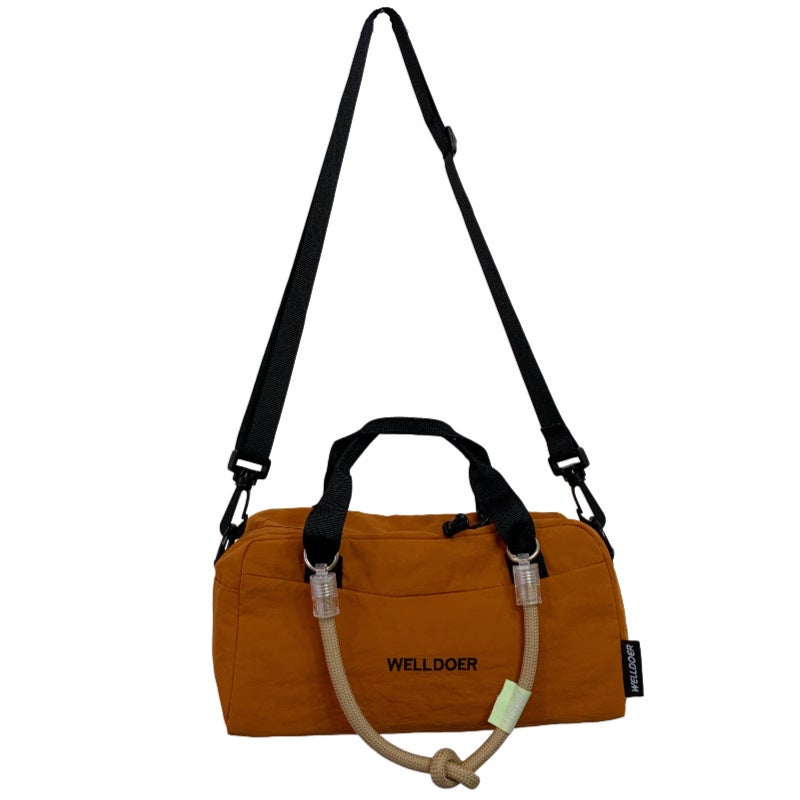 Women's Nylon Bowling Shoulder Bag, Lightweight Crossbody - Image 5