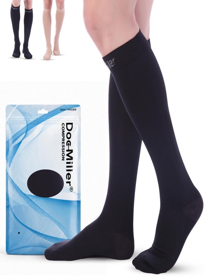 Doc Miller Closed Toe Compression Socks 20-30 mmHg for Women & Men - Image 1