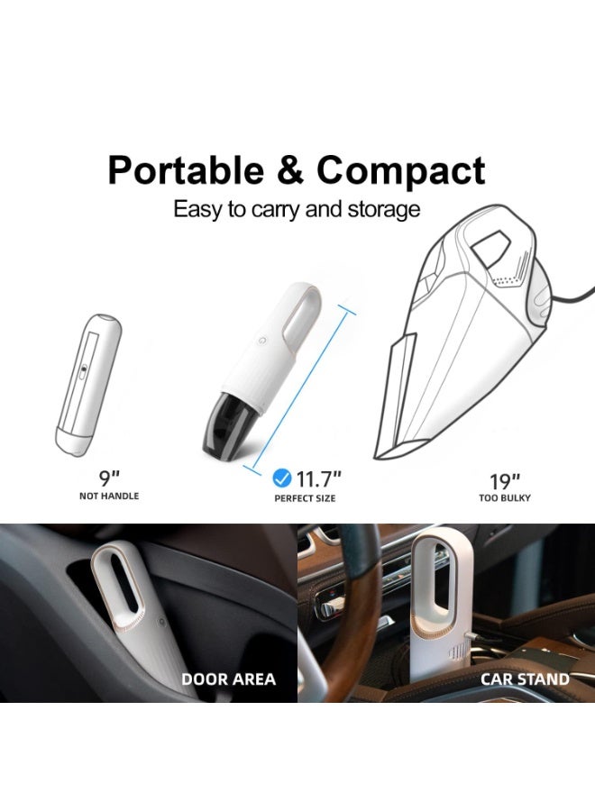 Lumins 10000Pa Portable Cordless Car Vacuum Cleaner Handheld Powerful Suction - Image 5