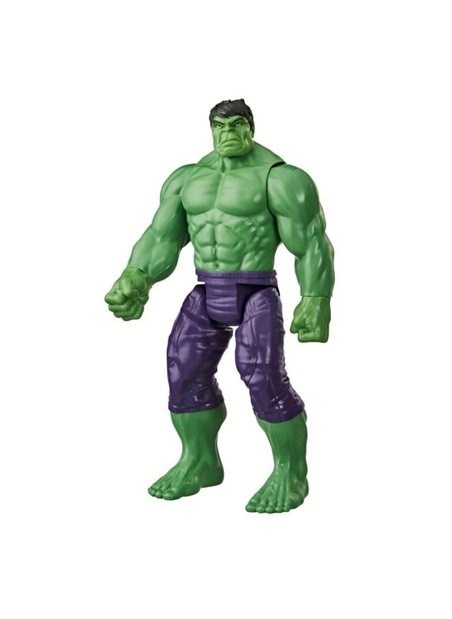 AVENGERS MARVEL Avengers Titan Hero Series Blast Gear Deluxe Hulk Action Figure, 12-Inch Toy For Kids Ages 4 & Up  - Image 2