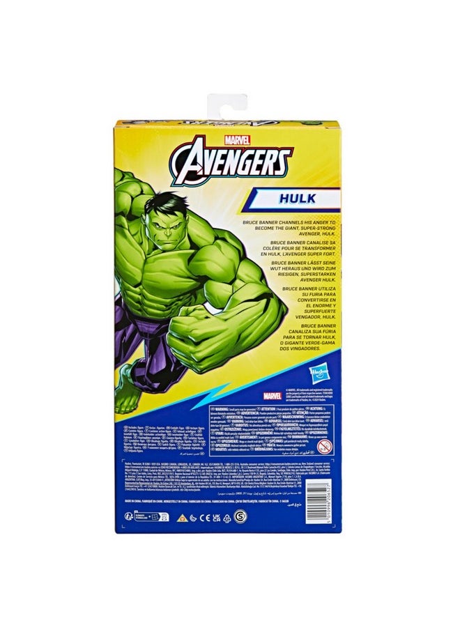 AVENGERS MARVEL Avengers Titan Hero Series Blast Gear Deluxe Hulk Action Figure, 12-Inch Toy For Kids Ages 4 & Up  - Image 4