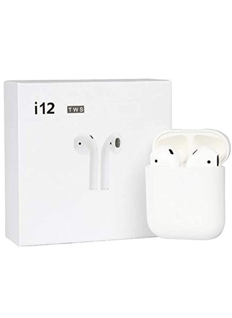 TWS - I12 Tws Wireless Bluetooth Headset Binaural Earphone Bluetooth 5.0 With Charging Box - Image 1