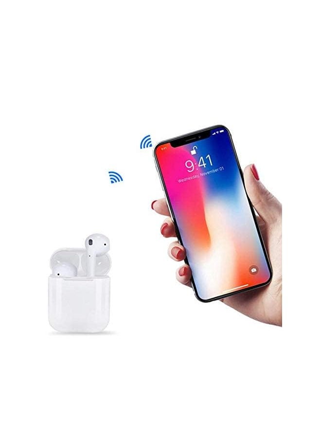 TWS - I12 Tws Wireless Bluetooth Headset Binaural Earphone Bluetooth 5.0 With Charging Box - Image 1