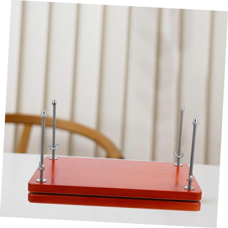 Wooden Book Press Tool for Flower Pressing DIY Bookbinding Craft Plant Repair - Image 5