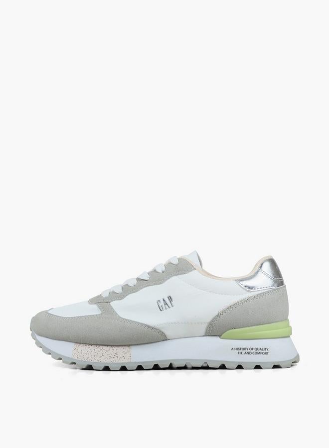 GAP Women Panelled Lace-Up Sneakers - Image 1